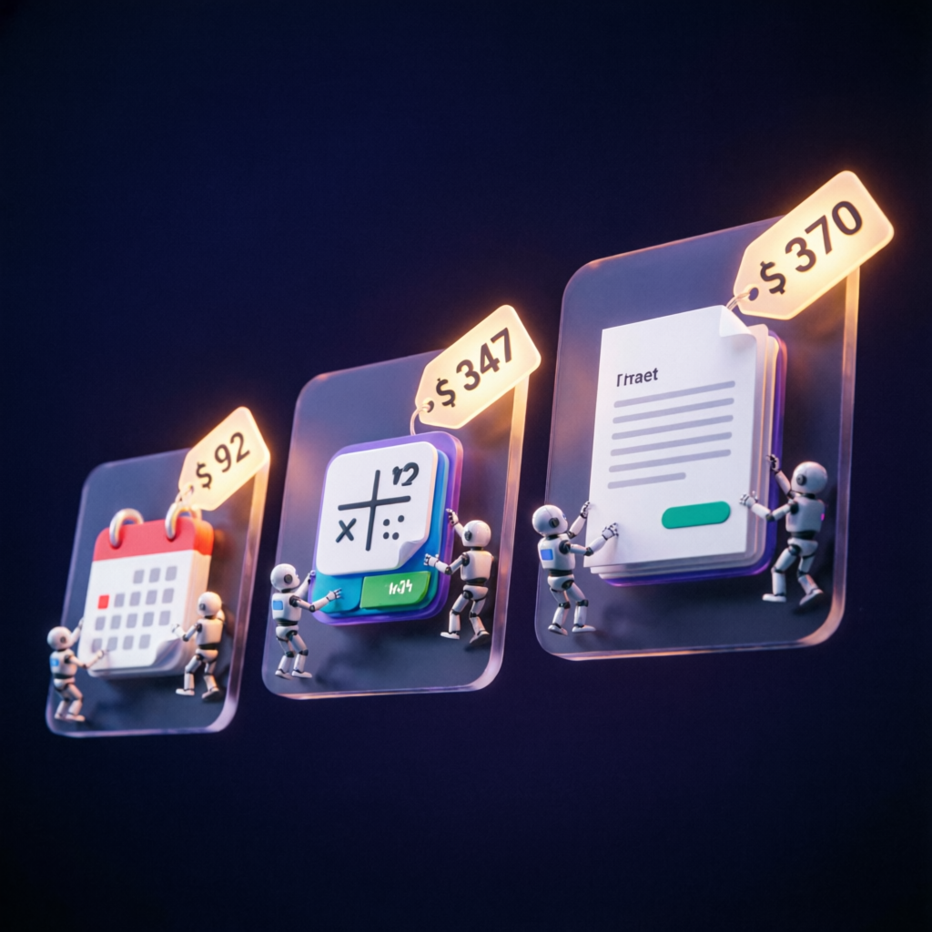 Development cost comparison across three projects